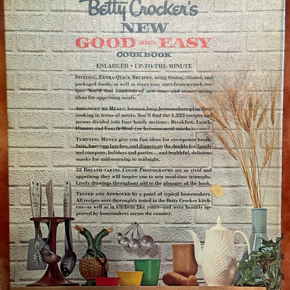 Betty Crocker's New Good and Easy Cookbook Spiral, First Edition - Picture 3 of 10